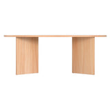 Coffee Tables: Artiss Coffee Table Oval 110CM Pine Alva