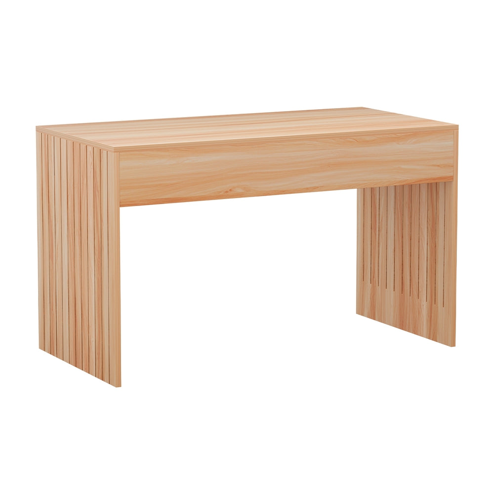 Coffee Tables: Artiss Coffee Table Rectangle Fluted Side 100CM