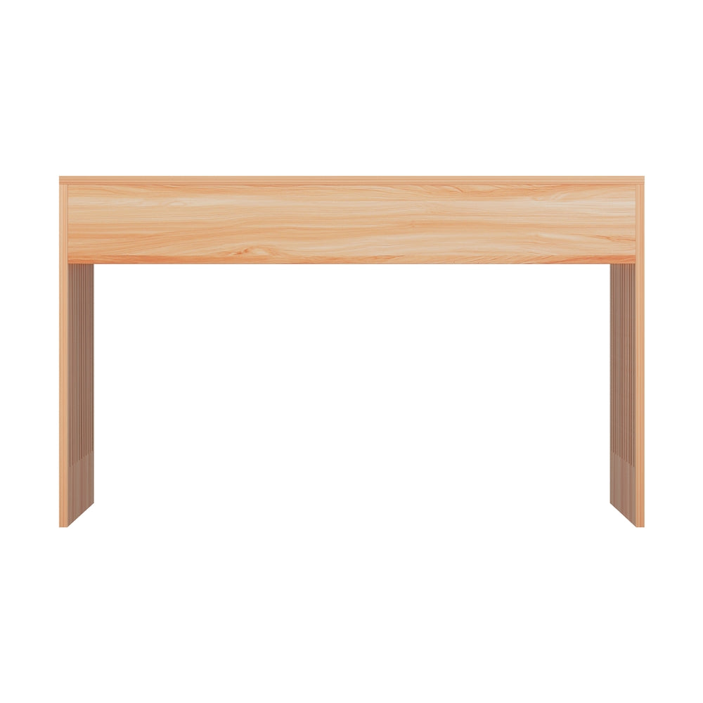 Coffee Tables: Artiss Coffee Table Rectangle Fluted Side 100CM
