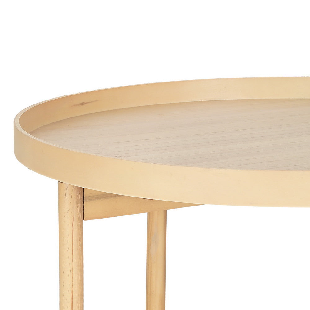 Disposable Cups: Artiss Coffee Table Side Table Round 70CM