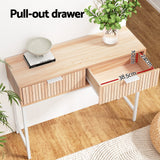 Artiss Console Table 2 Drawers 92CM