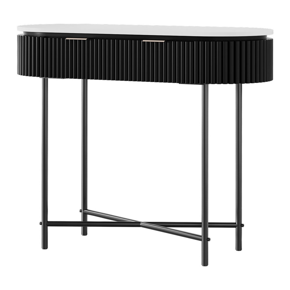 Desks: Artiss Console Table 2 Drawers 100CM