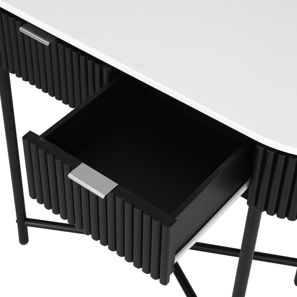 Desks: Artiss Console Table 2 Drawers 100CM