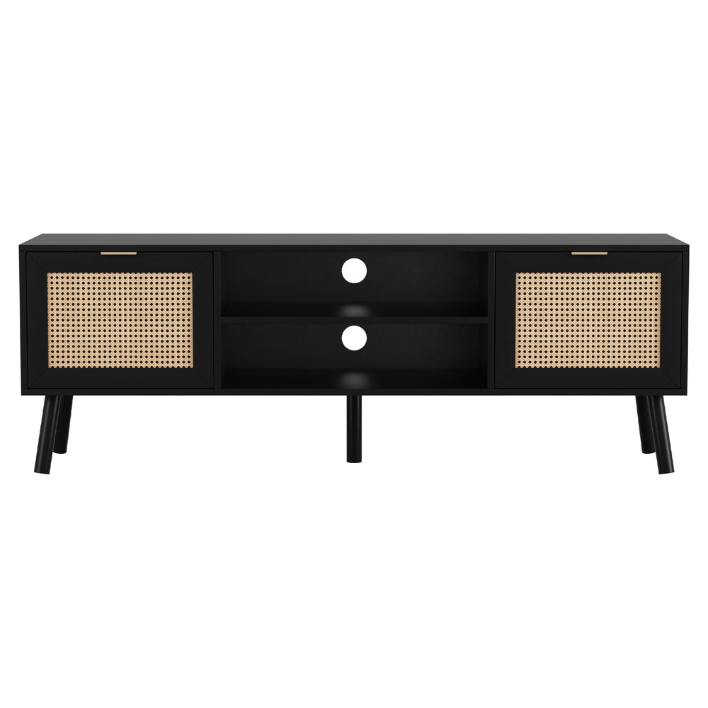 TV Units: Artiss TV Unit 150cm Storage Cabinet Black