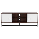 Artiss TV Unit 150cm Storage Shelves Walnut White