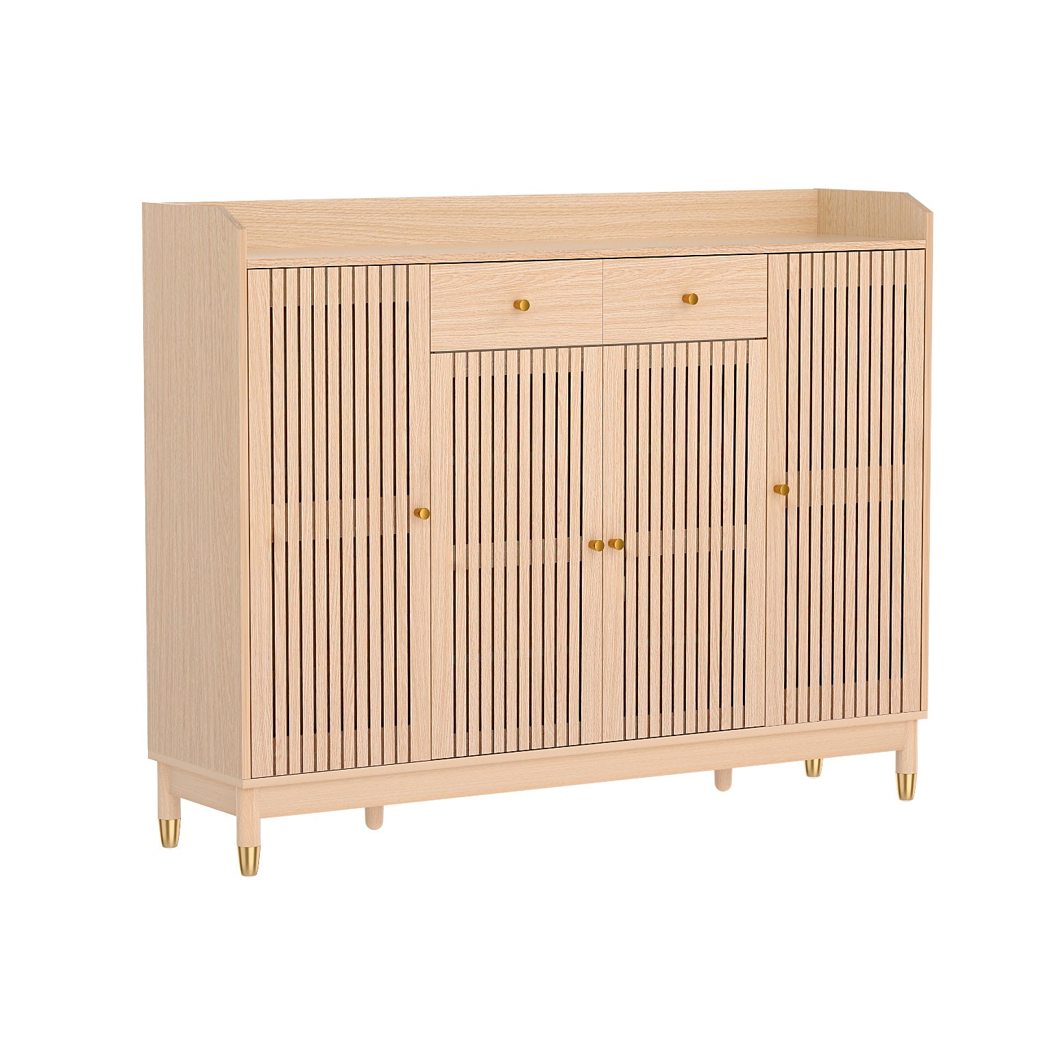 Shoe Storage: Artiss Shoe Rack Cabinet with Shelves 26 Pairs Pine
