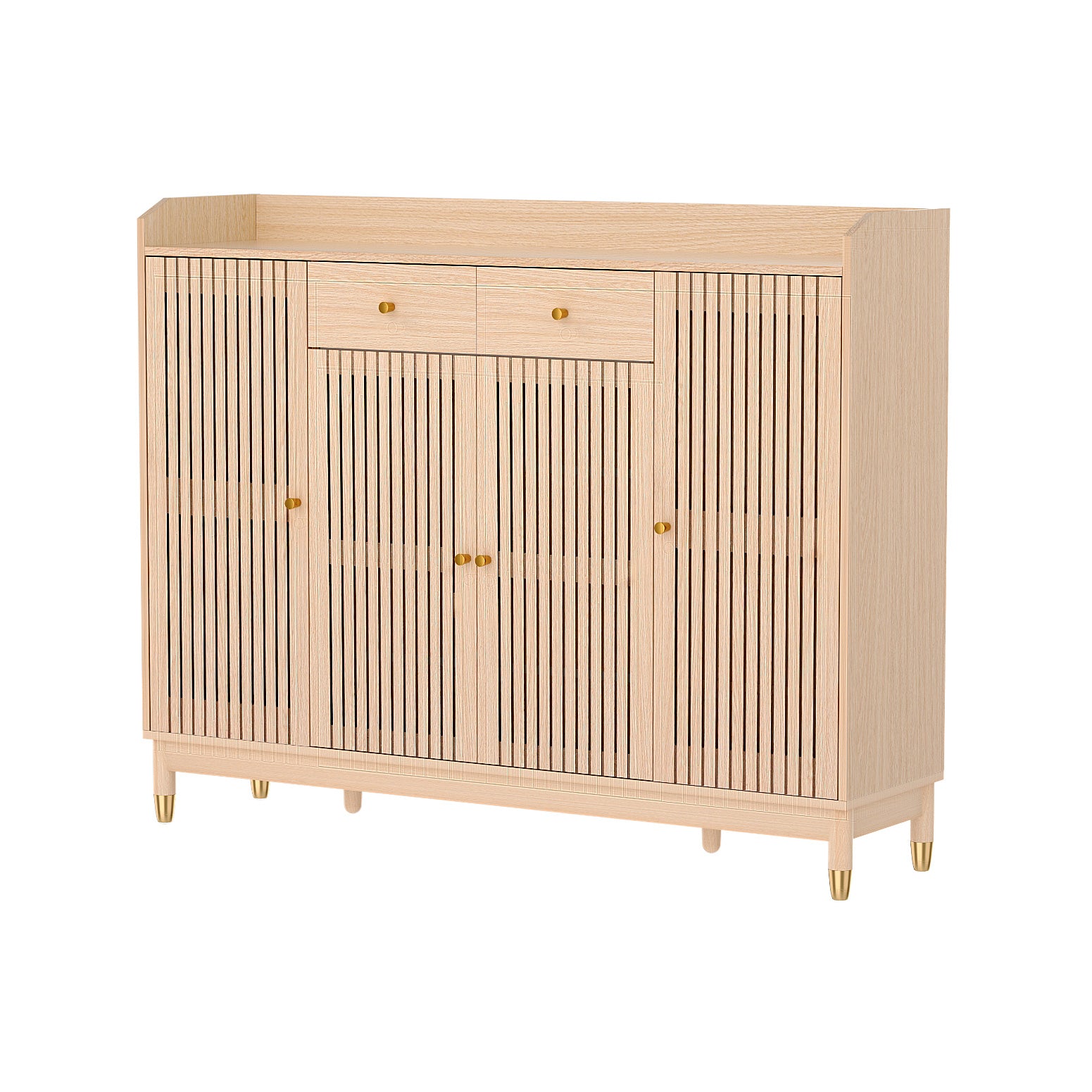 Shoe Storage: Artiss Shoe Rack Cabinet with Shelves 26 Pairs Pine