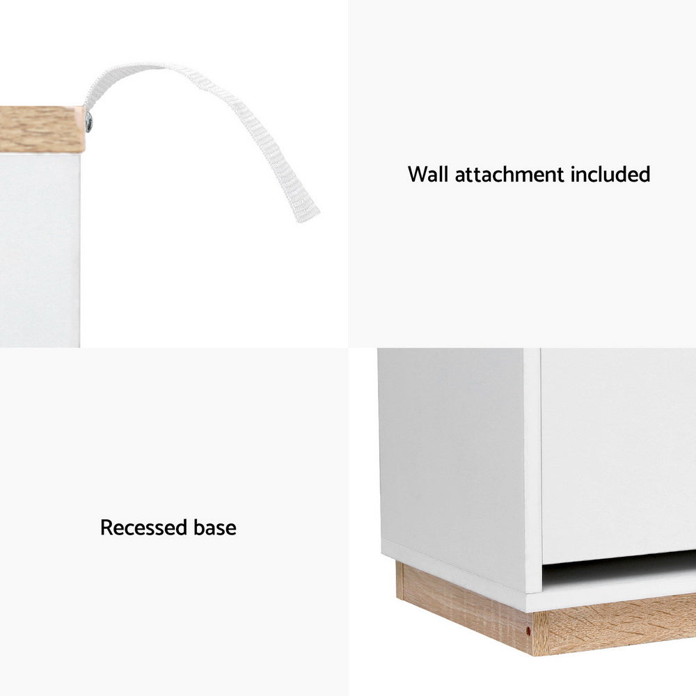 Shoe Storage: Artiss Shoe Rack Cabinet 3-Tier 45 Pairs White