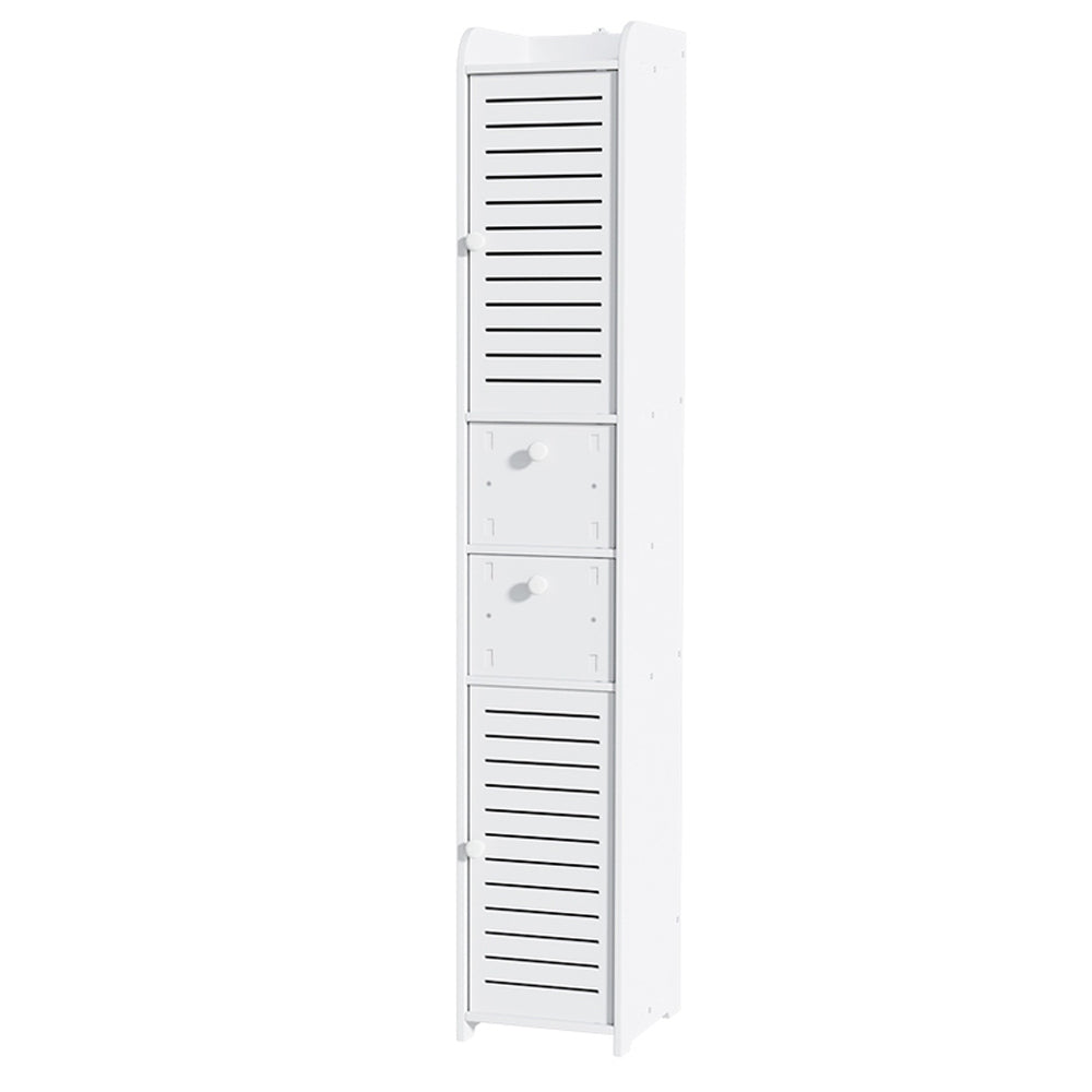 Bathroom Cabinets, Cupboards & Storage: Artiss Bathroom Toilet Storage Cabinet Laundry Tallboy Cupboard Slim Corner