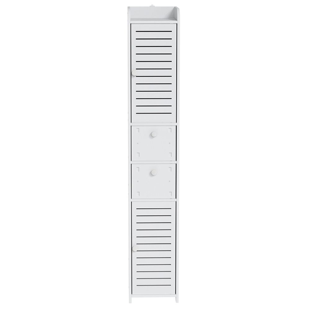 Artiss 2X Bathroom Toilet Storage Cabinet Laundry Tallboy Cupboard