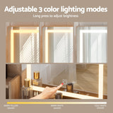 Artiss Dressing Table Set Stool Led Wood