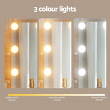 Artiss Dressing Table Set Stool 10 Led Bulbs Wood