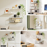 Kitchen & Bathroom DIY: Artiss Floating Wall Shelf Set of 3 White