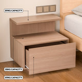Bedside Tables: Artiss Bedside Table 1 Drawer - Pine