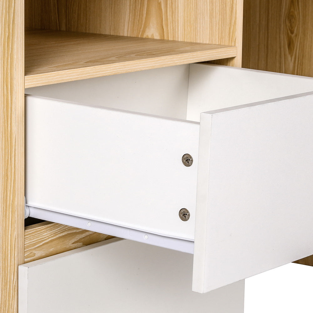 Desks: Artiss Computer Desk Office Study Desks Table Bookshelf Drawer