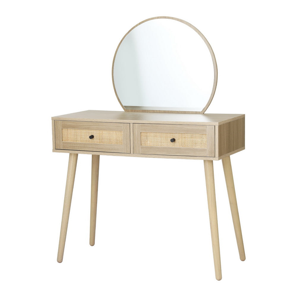 Dining Set: Artiss Dressing Table Set Rattan Frances