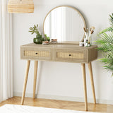 Artiss Dressing Table Set Rattan Frances