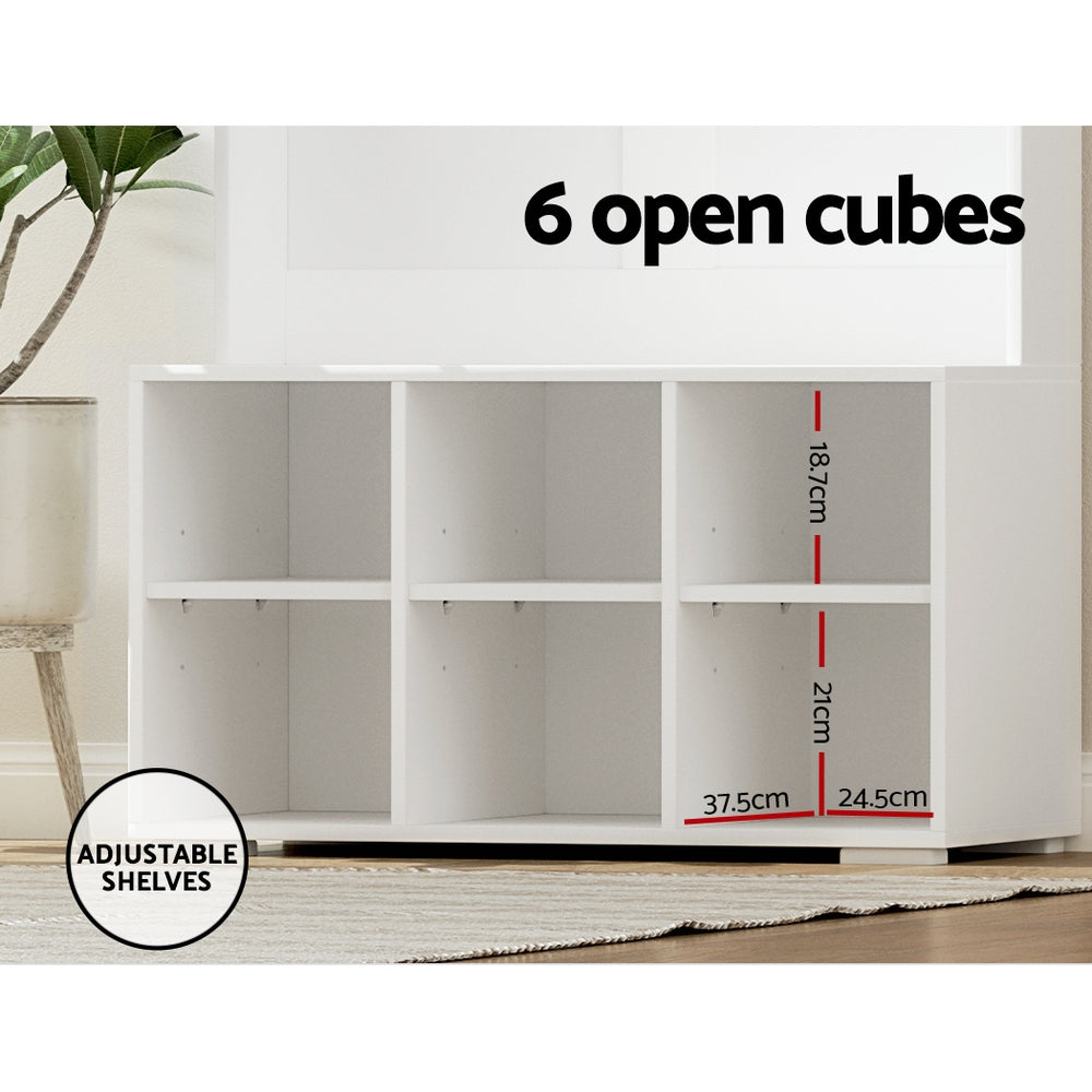 Shoe Storage: Artiss Shoe Rack Cabinet Hall Tree Coat Rack 180CM White