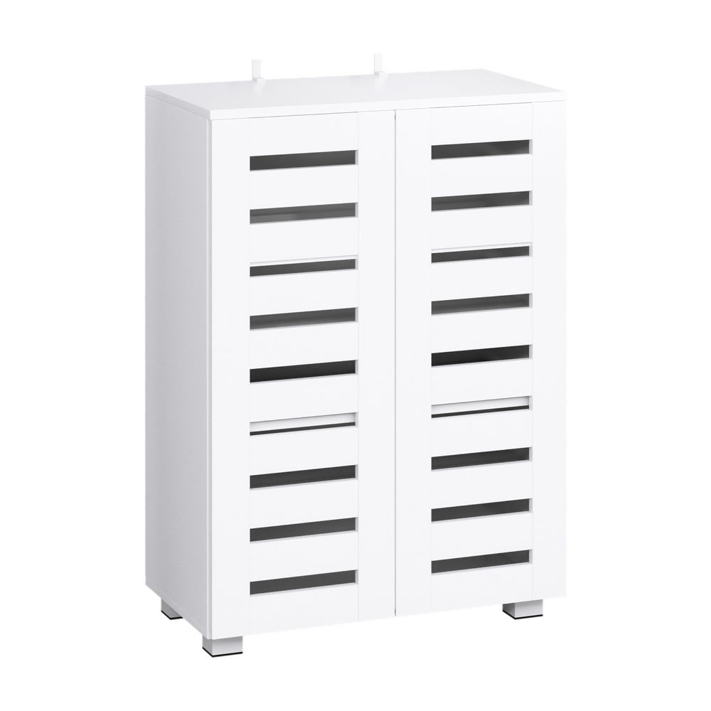 Shoe Storage: Artiss Shoe Rack Storage Cabinet 20 Pairs 5-tier White Alster