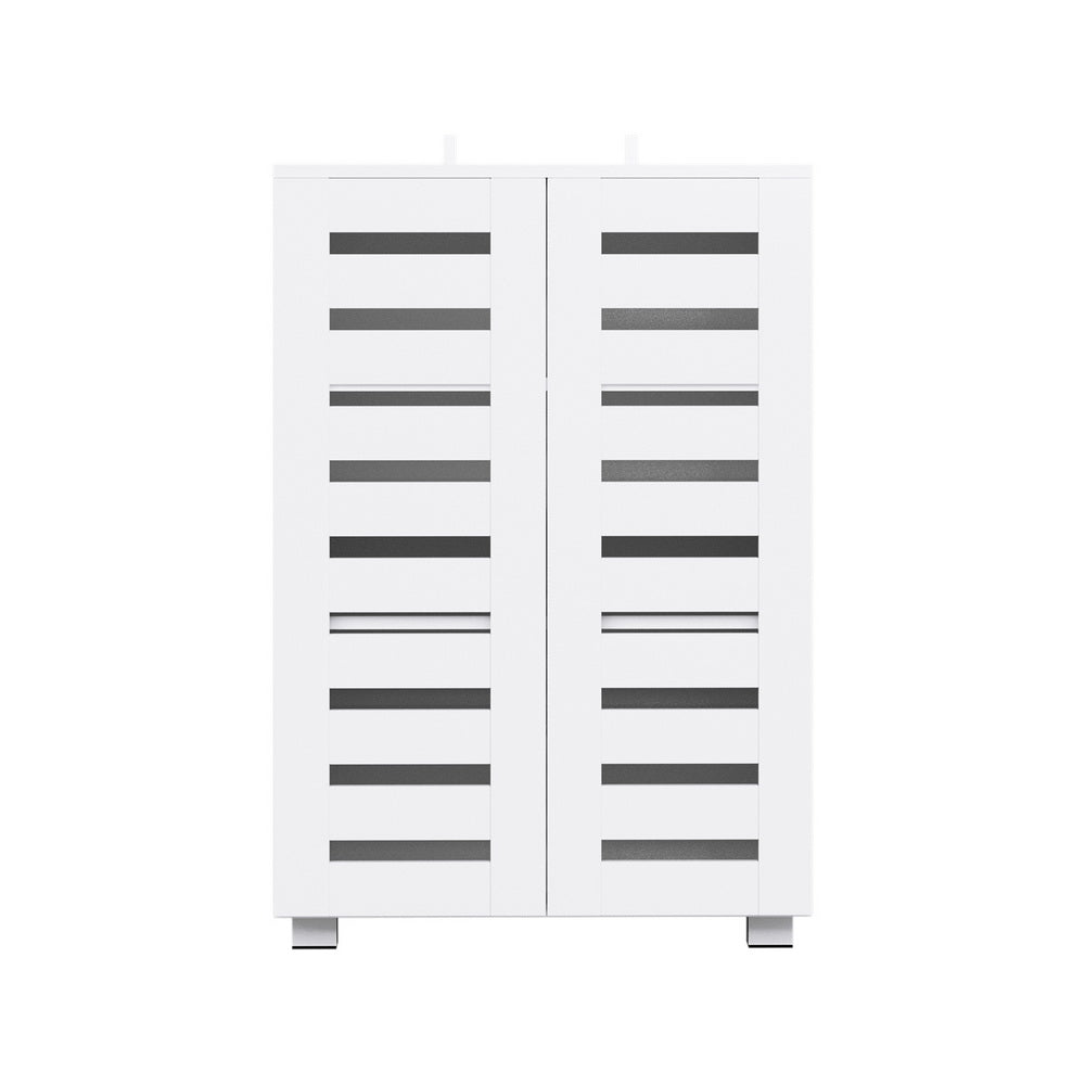 Shoe Storage: Artiss Shoe Rack Storage Cabinet 20 Pairs 5-tier White Alster