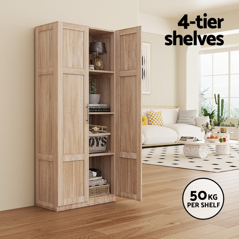 Buffets & Sideboards: Artiss Buffet Sideboard Cupboard Cabinet Pantry Organiser Adjustable Shelves