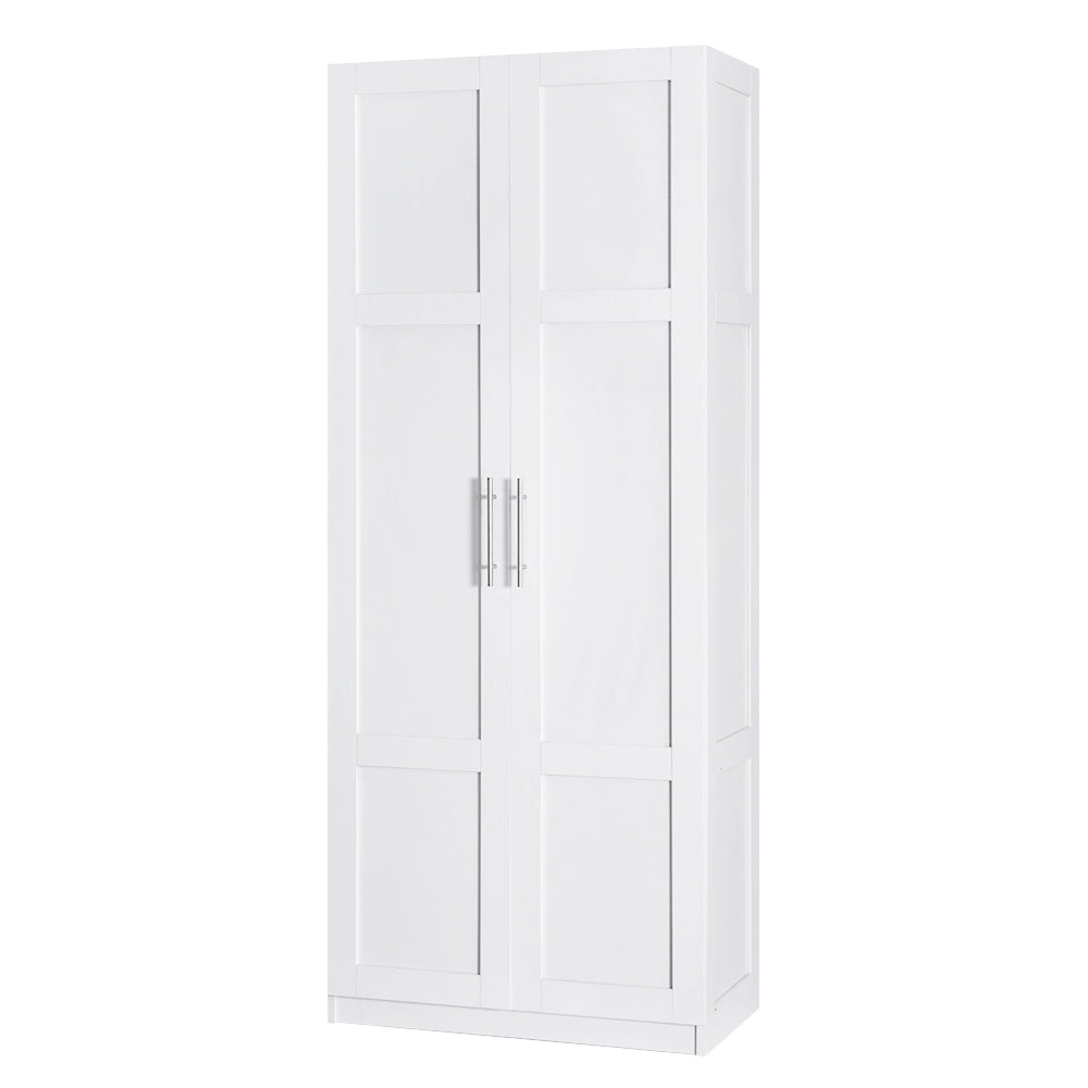 Clothing & Wardrobe Storage: Artiss 2 Door Buffet Sideboard Cupboard Cabinet Pantry White