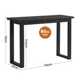 Side Tables: Artiss Console Table 110CM Black