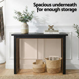 Side Tables: Artiss Console Table 110CM Black