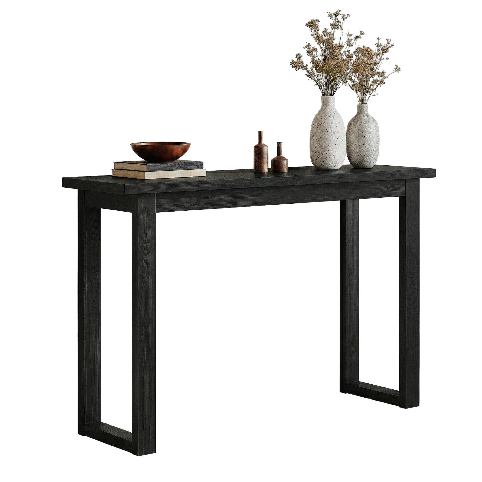 Side Tables: Artiss Console Table 110CM Black