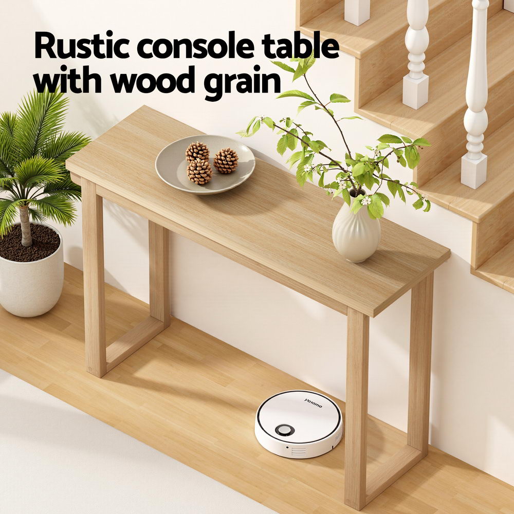 Side Tables: Artiss Console Table 110CM Pine