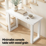 Side Tables: Artiss Console Table 110CM White