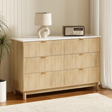 Bathroom Cabinets, Cupboards & Storage: Artiss 6 Chest of Drawers Dresser Table Pine