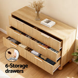 Dressers: Artiss 6 Chest of Drawers Dresser Tallboy Pine