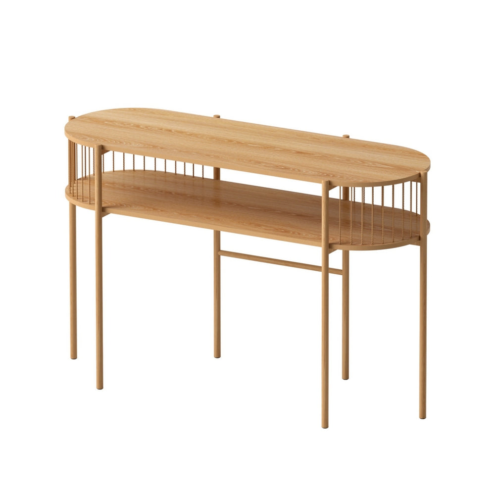Side Tables: Artiss Console Table 124CM Pine