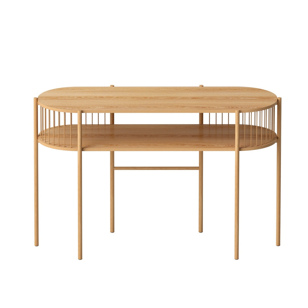 Side Tables: Artiss Console Table 124CM Pine