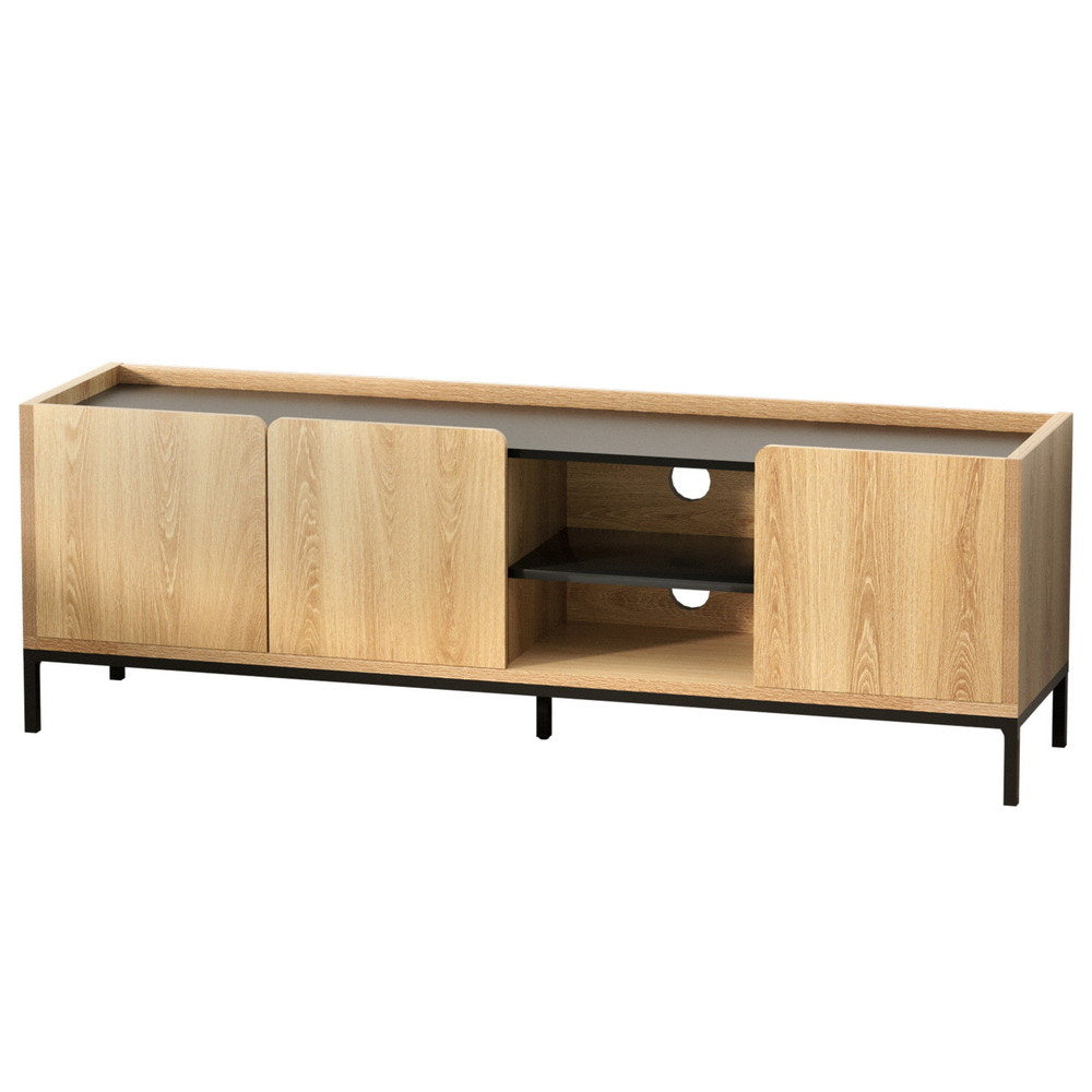 TV Units: Artiss TV Unit Entertainment Unit Storage Cabinet Shelf 160cm Pine