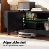 TV Units: Artiss TV Unit Entertainment Unit Storage Cabinet 180cm Black