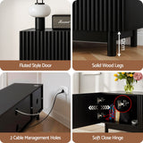 TV Units: Artiss TV Unit Entertainment Unit Storage Cabinet 180cm Black
