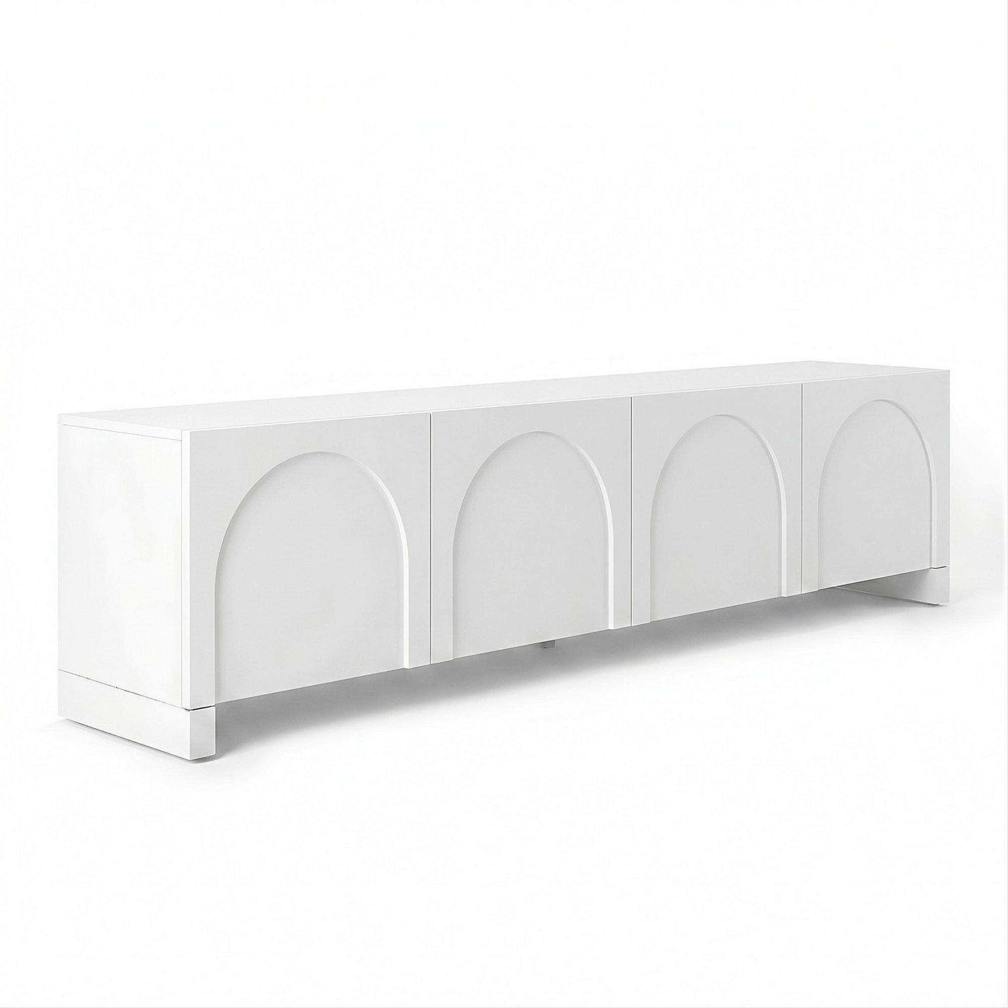 Artiss TV Unit Entertainment Unit Storage Cabinet Adjustable Shelf 180cm White