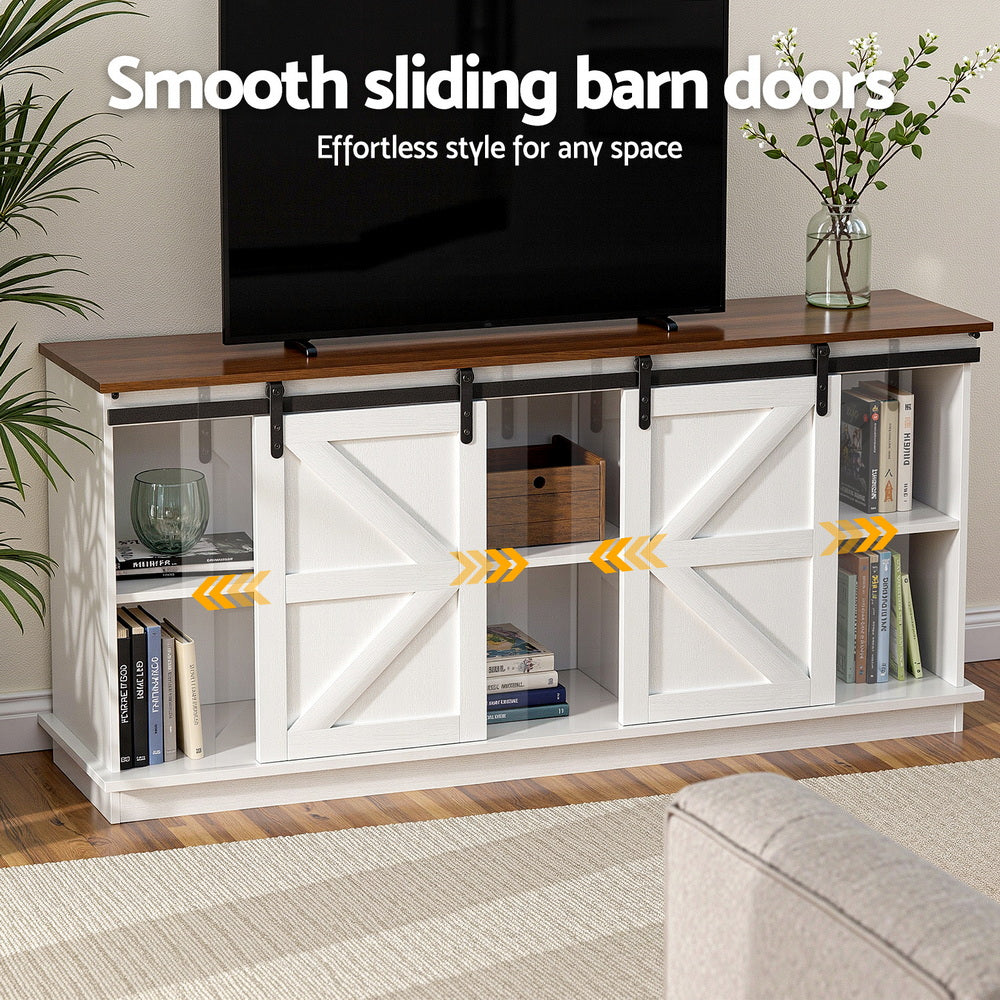 Buffets & Sideboards: Artiss Buffet Sideboard Storage Cabinet Kitchen Cupboard Sliding Doors White