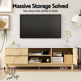 Beds & Bed Frames: Artiss TV Unit & Coffee Table Set Storage Drawers Pine