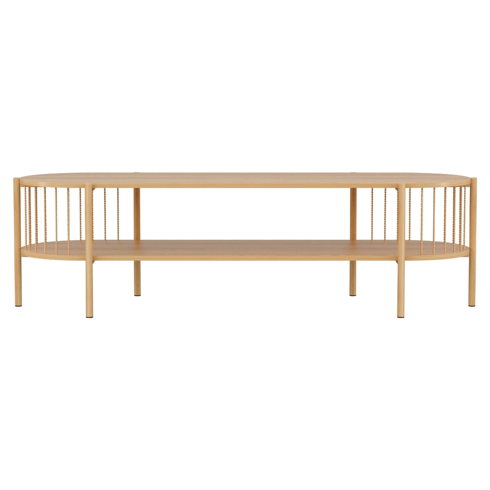 TV Units: Artiss TV Unit Entertainment Unit Storage Shelf 148cm Pine