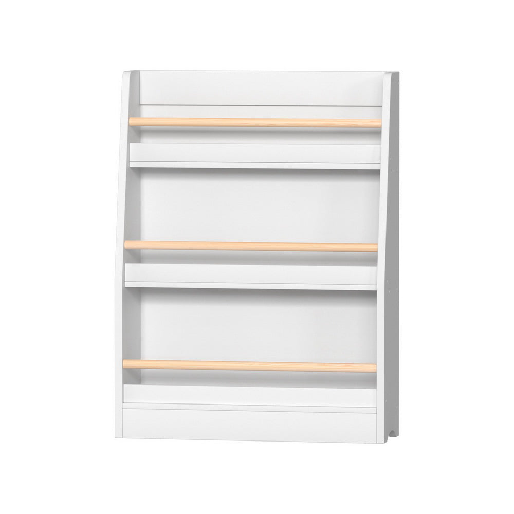 Kid's Bookcases & Shelves: Keezi Kids Bookshelf 3 Tiers Storage Children Bookcase Organiser Display Shelf