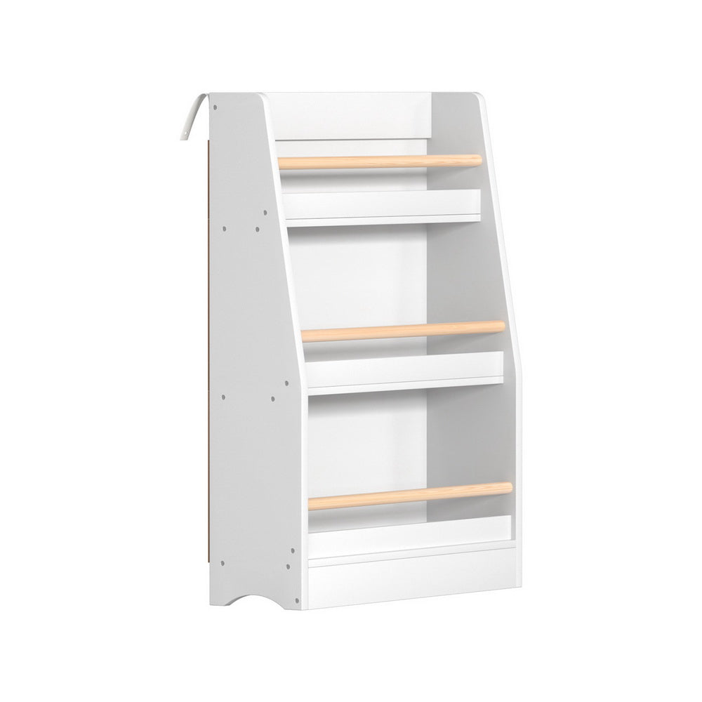 Kid's Bookcases & Shelves: Keezi Kids Bookshelf 3 Tiers Storage Children Bookcase Organiser Display Shelf