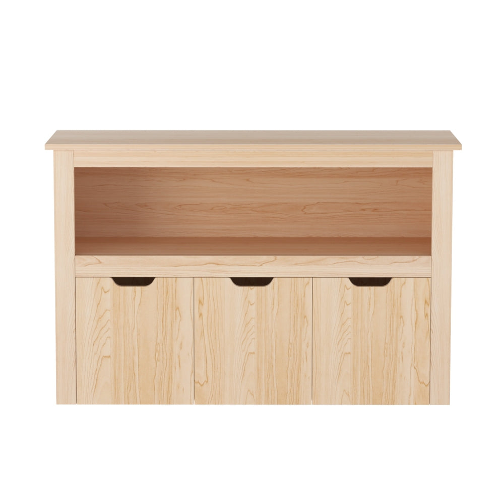 Bookcases & Shelves: Keezi Kids Bookshelf 3 Drawers Storage Children Bookcase Toy Organiser Display Wooden