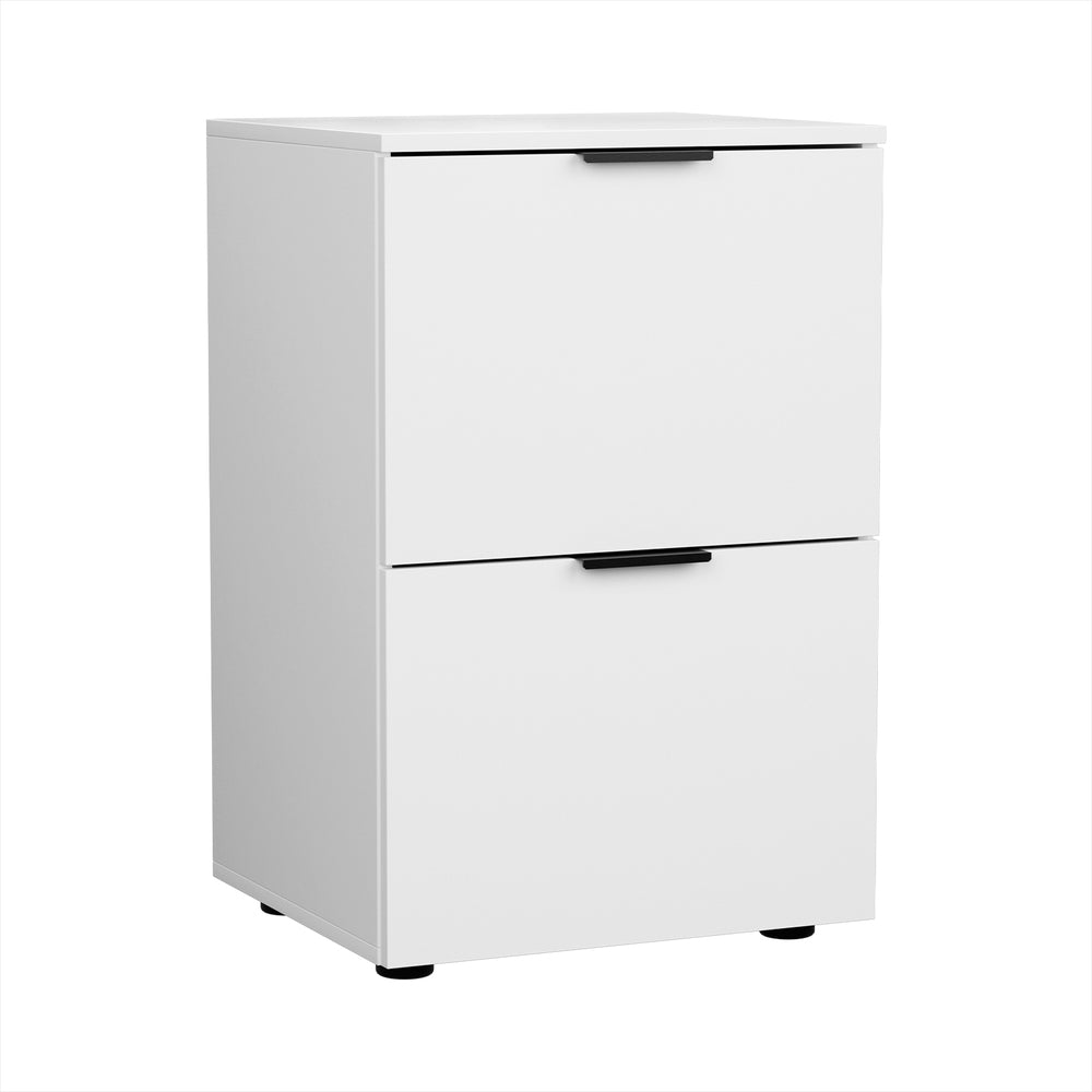 Filing & Organisation: Artiss Filing Cabinet Files Storage Office Shelves File Organiser White 2 Drawer
