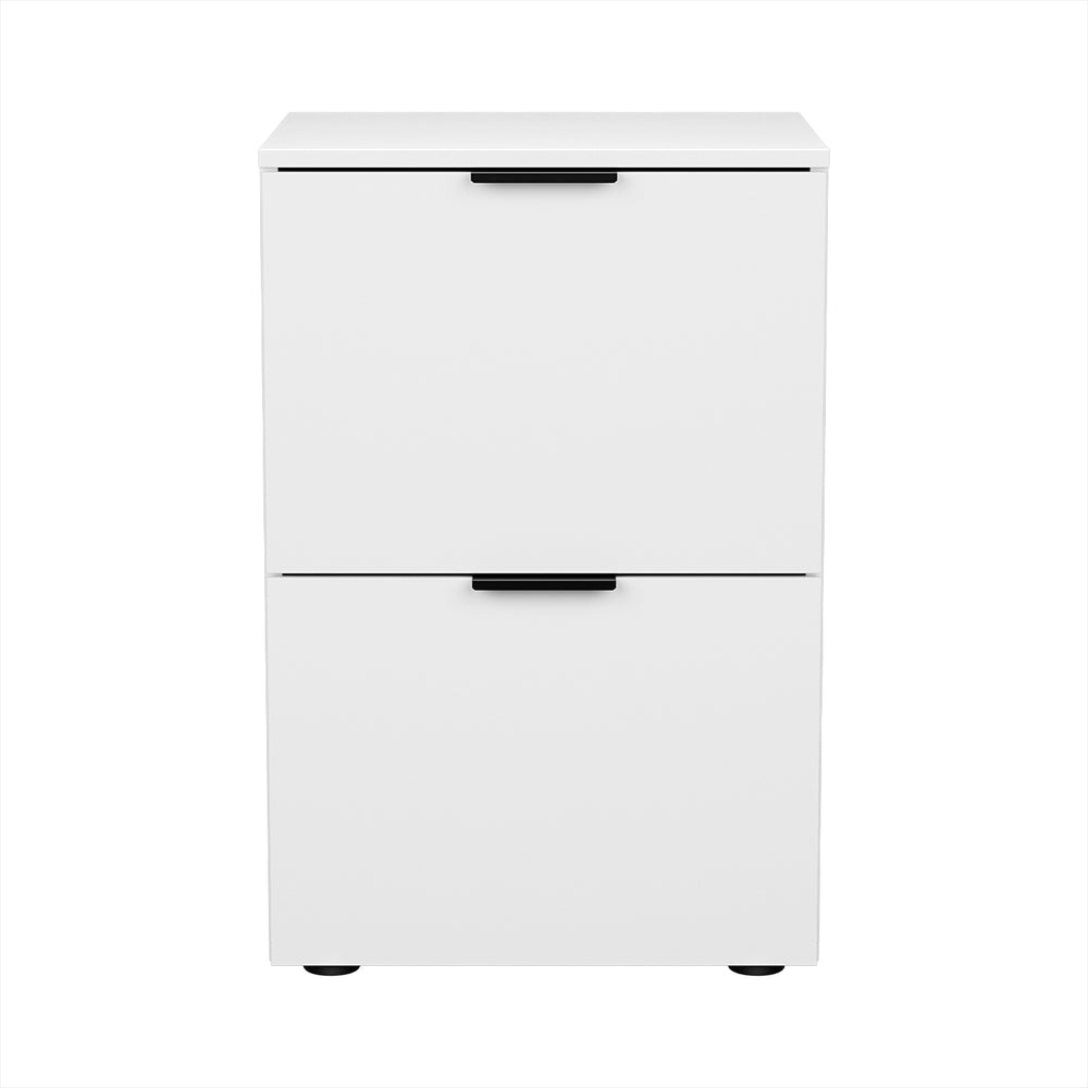 Filing & Organisation: Artiss Filing Cabinet Files Storage Office Shelves File Organiser White 2 Drawer