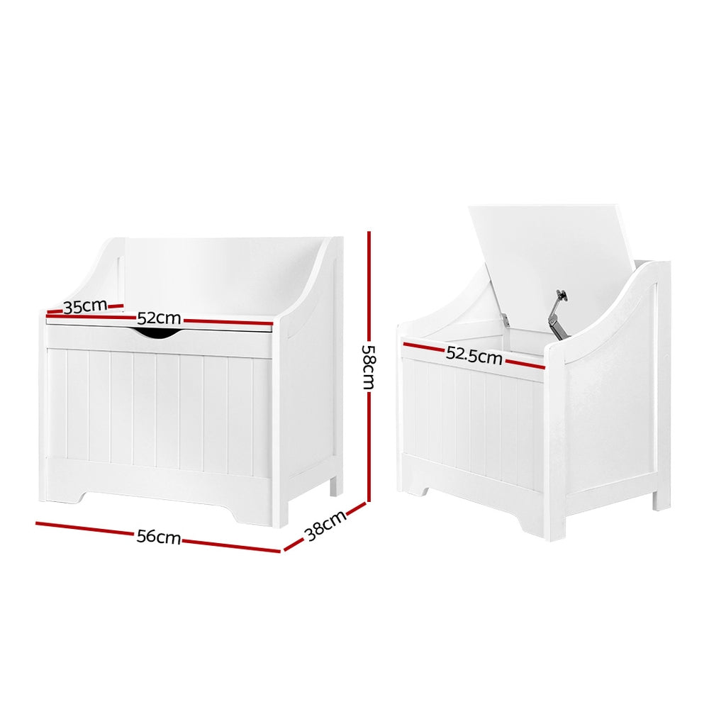 Toy Boxes: Keezi Kids Toy Box Chest Children Storage Clothes Toys Organiser Square
