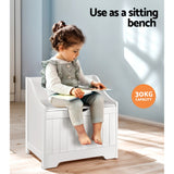 Toy Boxes: Keezi Kids Toy Box Chest Children Storage Clothes Toys Organiser Square