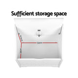 Toy Boxes: Keezi Kids Toy Box Chest Children Storage Clothes Toys Organiser Square